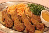仔羊香草パン粉焼きレモンバターソース